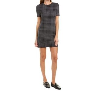 Theory Rijik navy short sleeve dress